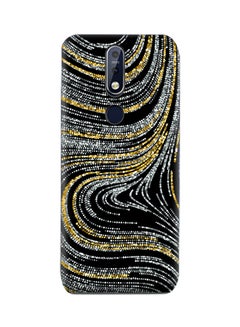 Buy Amc Design Nokia 7.1 Tpu Silicone Case With  Luxury Swirled Texture Pattern in UAE