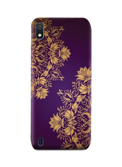 Buy Amc Design Samsung Galaxy A10  Tpu Silicone Case With Purple Floral Mandala Pattern Purple Floral Mandala Pattern in UAE