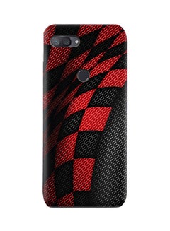 Buy Amc Design Xiaomi Mi 8 Lite  Tpu Silicone Case With Sports Red & Black Pattern in UAE