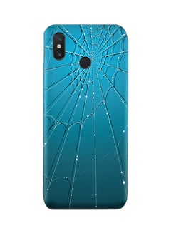 اشتري Xiaomi Mi Max 3 Tpu Case With Blue Spider Web Pattern نمط شبكة العنكبوت بلون أزرق في الامارات