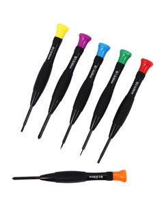 Buy 6-Piece Clock Screwdriver Set Multicolor in Saudi Arabia