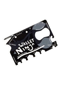 Buy 18-In-1 Pocket Multi Tool Black 8.5 x 5.5 x 0.2cm in Saudi Arabia