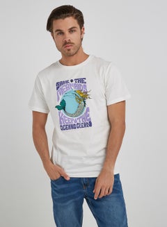 Buy Stockholm Mermaids T-shirt White in Saudi Arabia