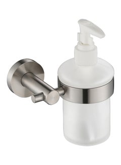 Buy Wall Mounted Soap Dispenser Silver 150x115x93mm in Saudi Arabia