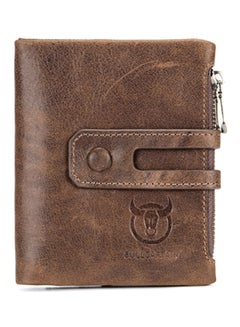 اشتري Bullcaptain Genuine Leather Bifold Wallet في الامارات