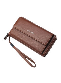 Buy Purse Business Casual Clutch Bag Light Brown in UAE