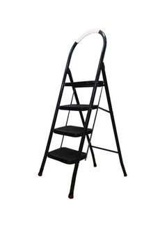 Buy Metal Ladder - 4 Steps Black 130cm in Egypt