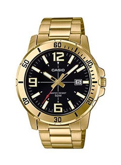 Buy Men's Analog Dress Watch- MTP-VD01G-1BVUDF - 45 mm - Gold in UAE