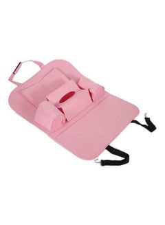 Buy Vehicle Seat Back Hanging Bag Multi Pocket Holder - Pink in Saudi Arabia