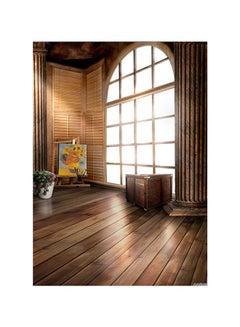 Buy Palace Photography Background Window Wood Floor WPhoto Studio Props Brown/White/Yellow in Saudi Arabia