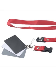 Buy 3-In-1 White Balance Card Black/Red in Saudi Arabia