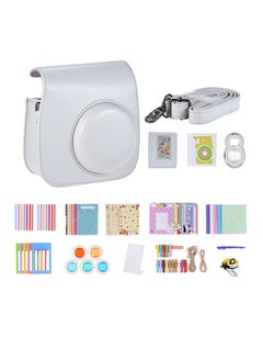 Buy 14-In-1 Instant Camera Accessories Bundle With Case Kit White in UAE