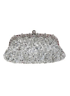 Buy Fashion Clutch Silver in UAE