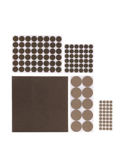 Buy 131-Piece Felt Furniture Pads Brown in UAE