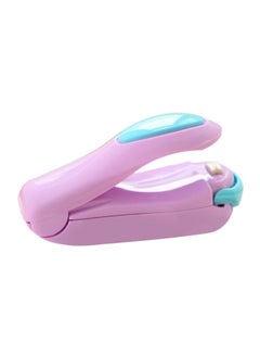 Buy Mini Sealing Machine Pink/Blue/Silver 7x10x4cm in UAE