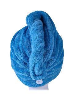 Buy Quick Drying Hair Towel Wrap Blue in UAE