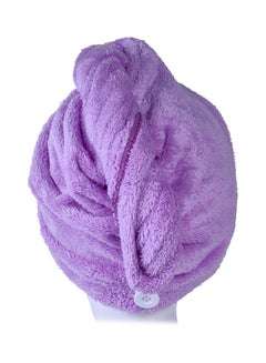 Buy Quick Drying Hair Towel Wrap Purple in UAE