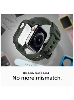 Spigen Apple Watch 44mm Series 4/5/SE/6 Rugged Armor PRO Cover/Case With  Band Military Green Egypt | Cairo, Giza