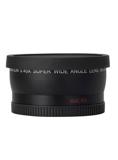 Buy 58mm Wide Angle Lens With Macro Lens Black in Saudi Arabia