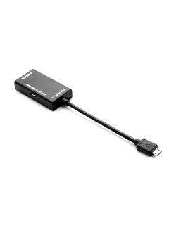 Buy Micro USB To HD Multimedia Interface Adapter With Cable Black in Saudi Arabia