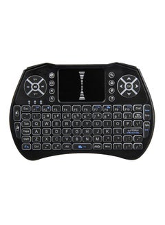 Buy Wireless Keyboard Remote Control With Touchpad For Smart TV Black in Saudi Arabia