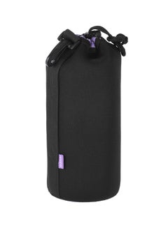 Buy Water-Resistant Protective Bag Case Protector For DSLR Lens Black/Purple in UAE