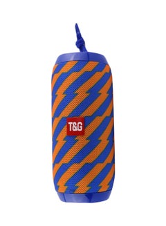 Buy Portable Wireless Bluetooth Speaker Blue/Orange in Saudi Arabia