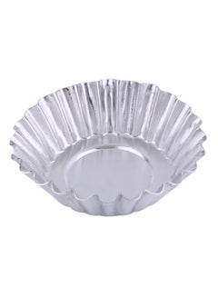 اشتري Aluminium Tart Mould فضي 7.5x7.5x2.5 سنتيمتر في الامارات