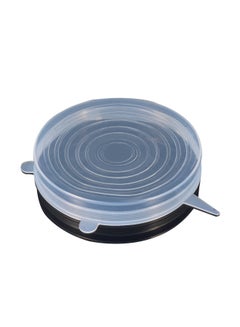 اشتري 6-Piece Vacuum Seal Bowl Cover شفاف 25x20x4 سنتيمتر في الامارات