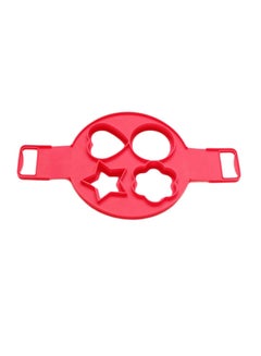 Buy 4-Multi Shaped Cake Mould Red 34.5x19x1cm in UAE