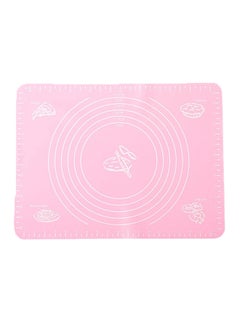 Buy Silicone Rolling Cut Mat Pink 40x30x1cm in Saudi Arabia