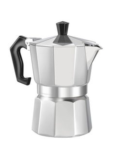 اشتري 8-Angle Continental Moka Percolator Pot أسود فضي 8x8x15.5 سنتيمتر في السعودية