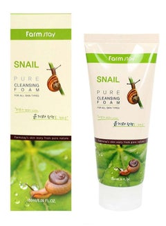 Buy Foam Cleanser Korean Pure Snail 180ml in Saudi Arabia