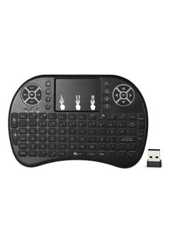 Buy Wireless Touchpad Keyboard Black in Saudi Arabia