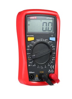 Buy Handheld LCD Digital Multimeter Red 0.296kg in UAE