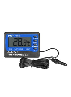 Buy LCD Digital Voltage Current Thermometer Black 0.072kg in Saudi Arabia