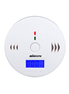 Buy LCD CO Carbon Monoxide Poisoning Sensor Monitor Alarm Detector white 0.118kg in Saudi Arabia