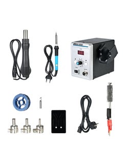 Buy 858D 700W High Quality Soldering Station LED Digital Solder Iron Desoldering Station Bga Rework Solder Station Hot AirGun + Electric Iron Set For Smd Smt Dip Multicolor 1.87kg in Saudi Arabia