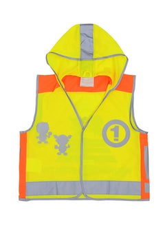 Buy High Visibility Children Safety Reflective Vest Kindergarten Reflecting Coat Safety Clothing Reflective Clothes Vests Sport Reflective Fabric Outdoor Safety Road Traffic Warning For Kids Boy GIRl Yellow 0.2kg in Saudi Arabia