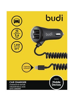 Buy USB Car Charger Black in Saudi Arabia