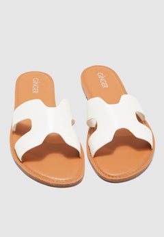 Buy Casual Flat Sandal White in UAE