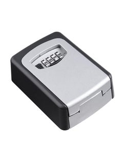 Buy Outdoor Storage Lock Box Black 0.51kg in Saudi Arabia