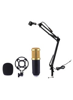 Buy Recording Condenser Microphone With Stand BM-800,NB-35 Black/Silver/Gold in Saudi Arabia