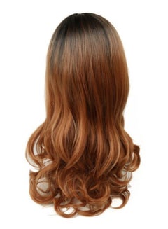 Buy Wavy Hair Wig Brown/Black in Saudi Arabia