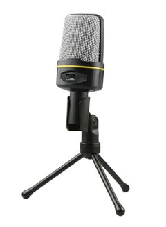 Buy Wired Microphone With Stand 4475600182 Black in Saudi Arabia