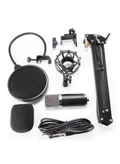 Buy Broadcasting Recording Condenser Microphone Kit 3237200182 Black in Saudi Arabia