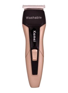 Buy Wet And Dry Hair Clipper Trimmer Brown in Saudi Arabia