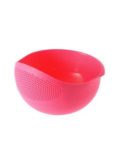 Buy Rice Wash Colander Strainer Sieve Drain Basket Pink in Egypt