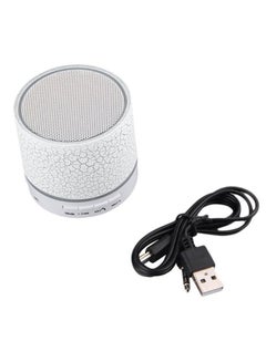 Buy Portable Bluetooth Wireless Mini Speaker White in UAE