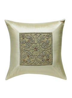 Buy Decorative Pillow Off-White 40x40cm in UAE